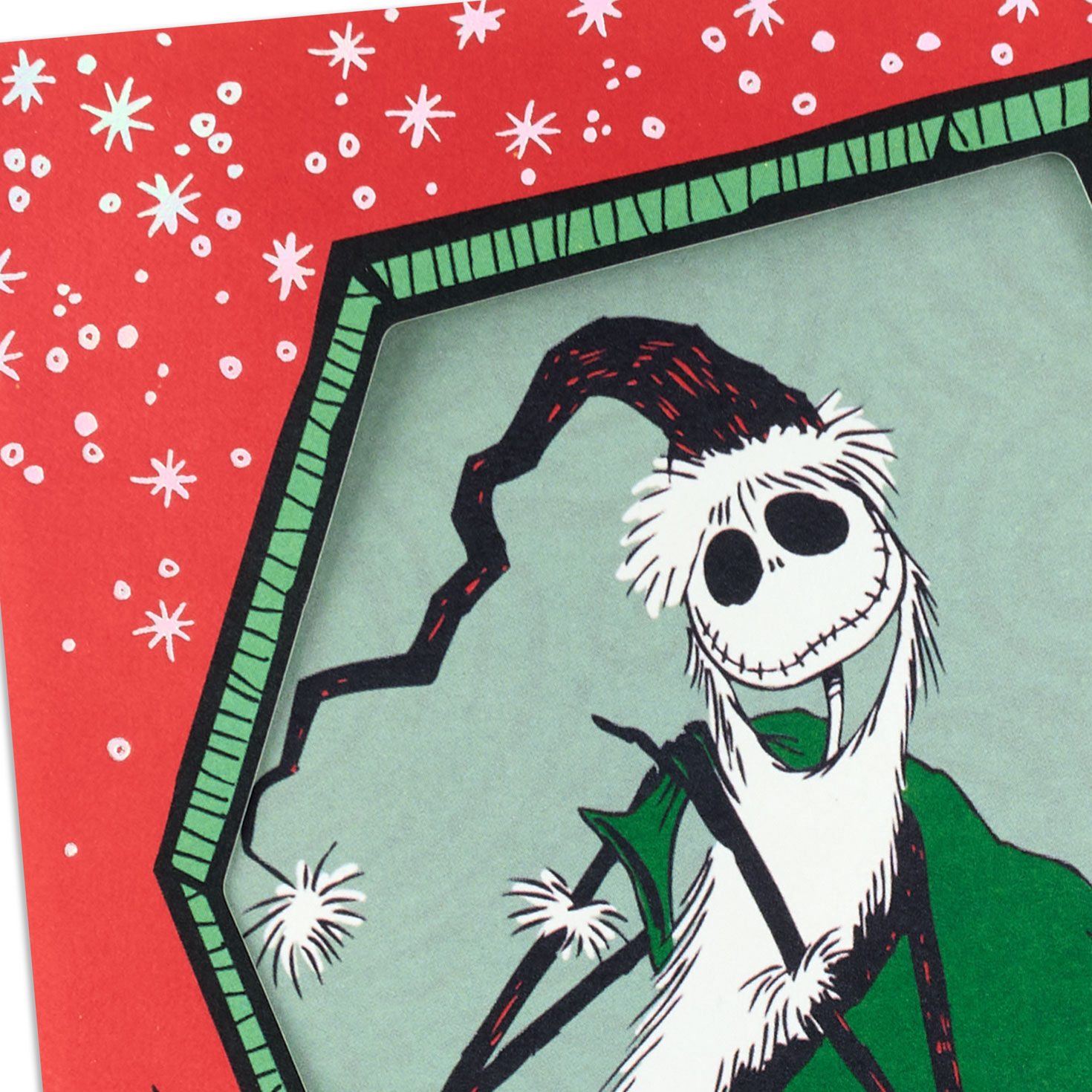 Disney Tim Burton's The Nightmare Before Christmas Jack Skellington Happy Haunting Christmas Card for only USD 6.59 | Hallmark
