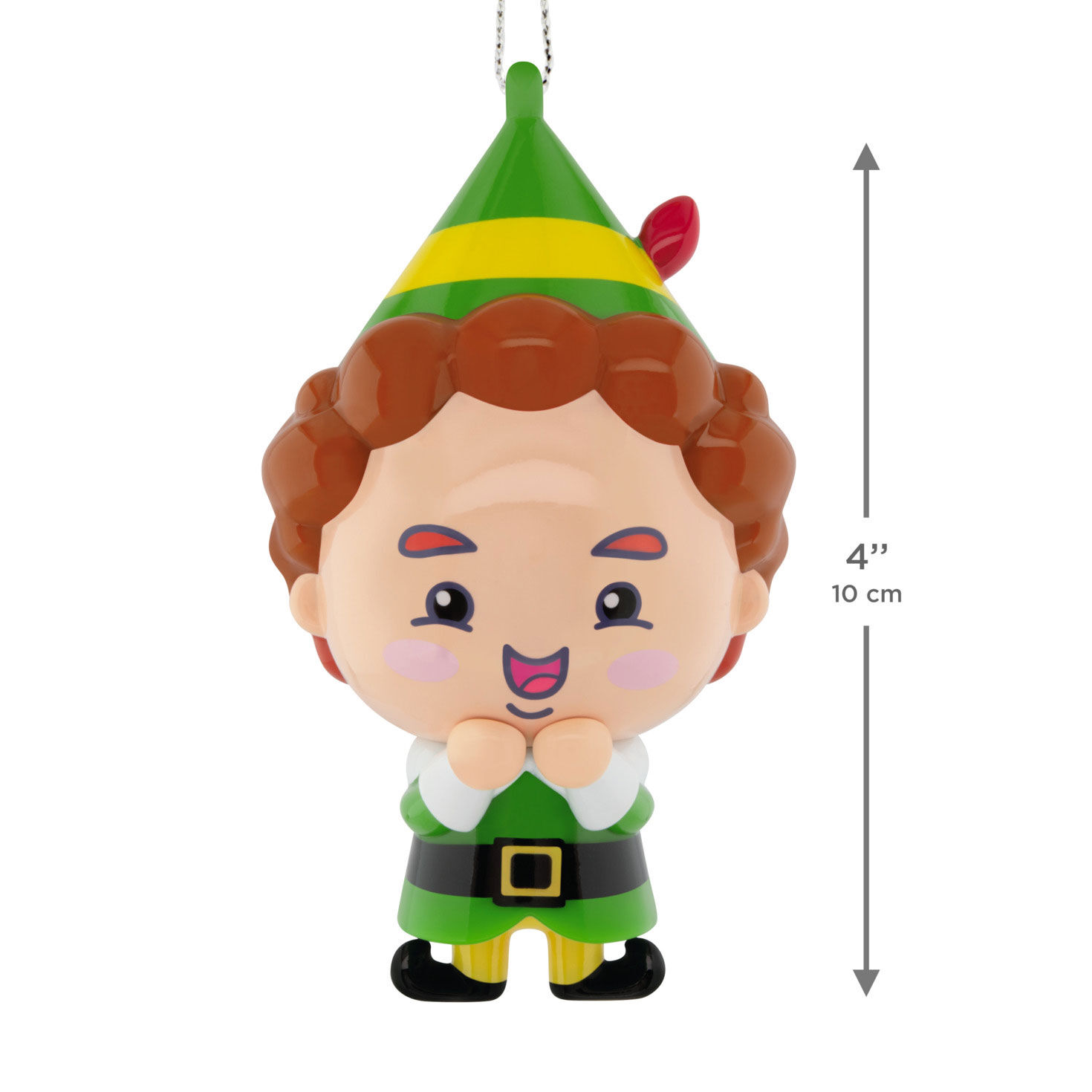 Buddy the Elf Christmas Ornament measurement image number 3