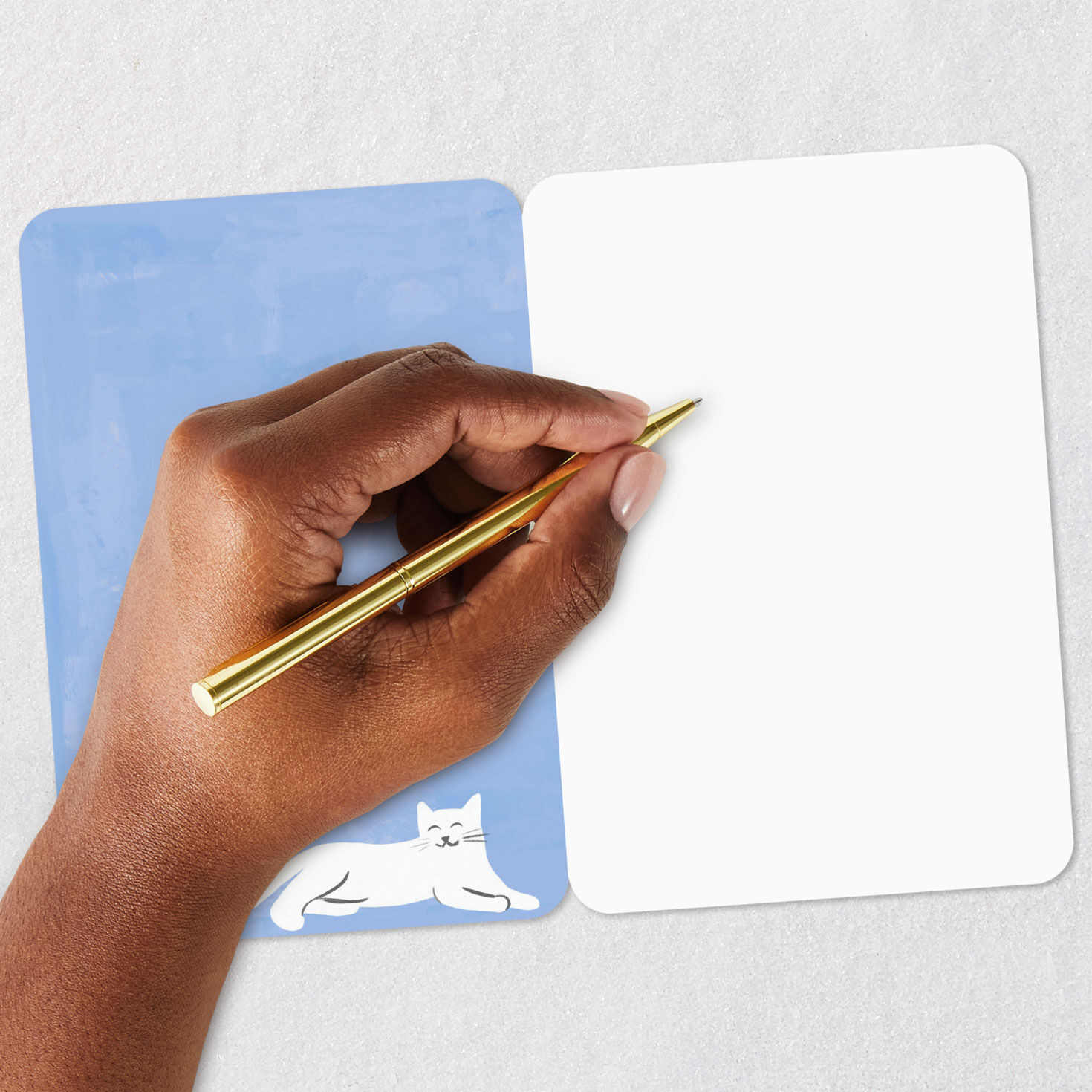 Black and White Cats Blank Card Signing card image number 5