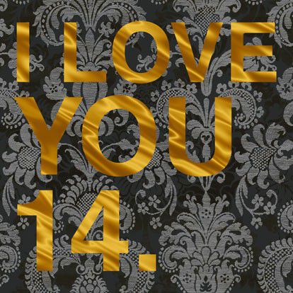 I Love You 14 Love Card