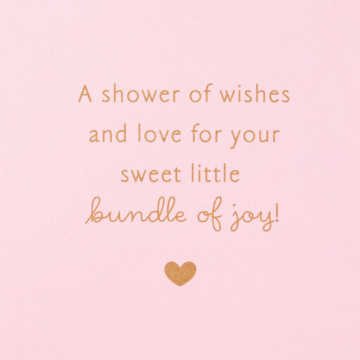 Lullabies And Love New Baby Girl Baby Shower Card Greeting Cards Hallmark