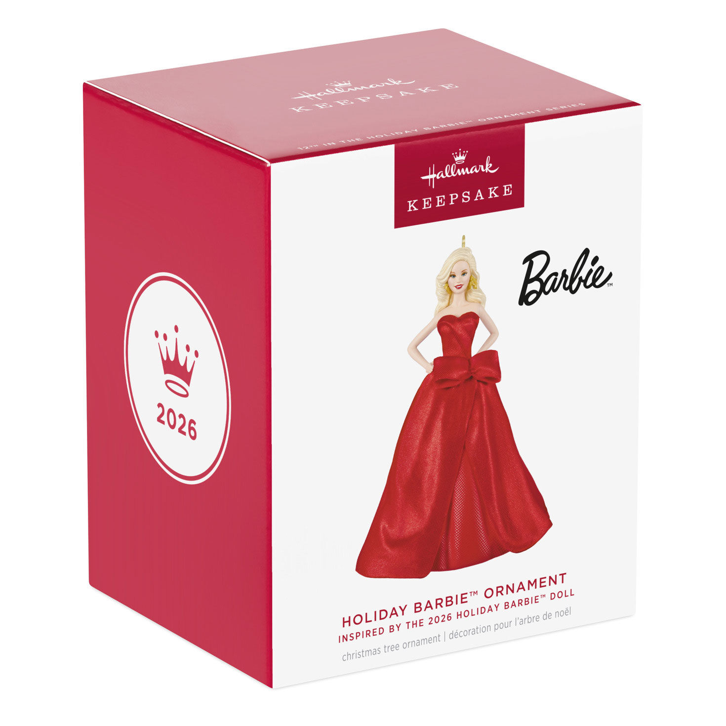 2026 Holiday Barbie Keepsake Ornament package front image number 7