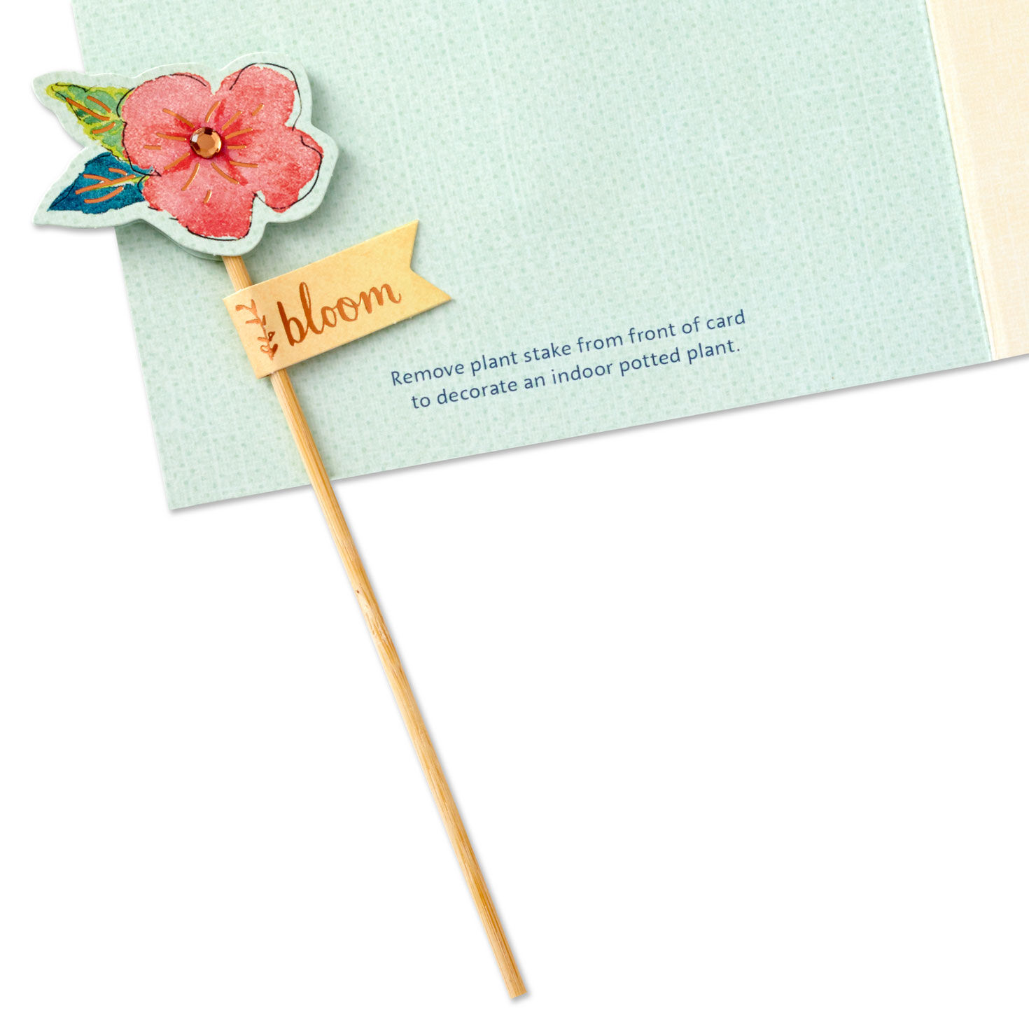 Flower Basket Mother's Day Card With Plant Stake attachment image number 5