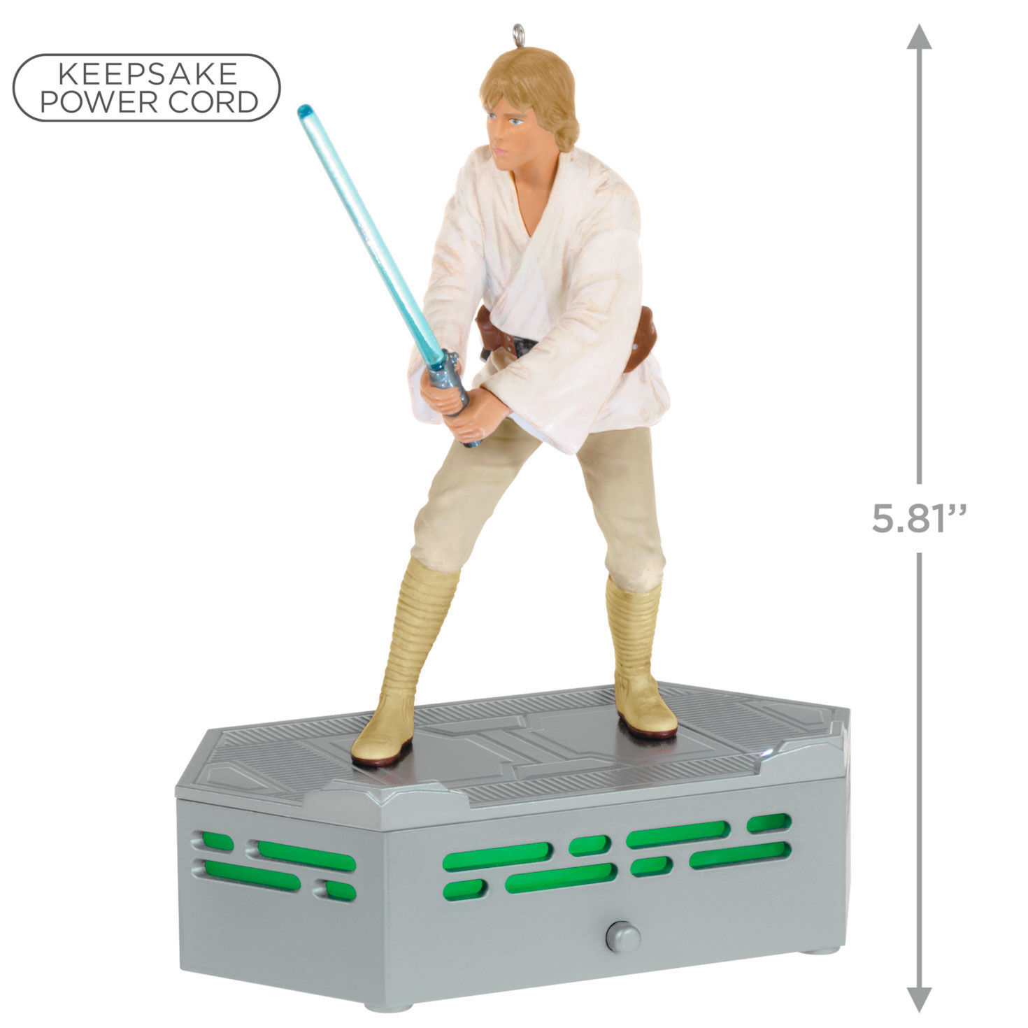 Star Wars: A New Hope&trade; Collection Luke Skywalker&trade; Ornament With Light and Sound, , large image number 3