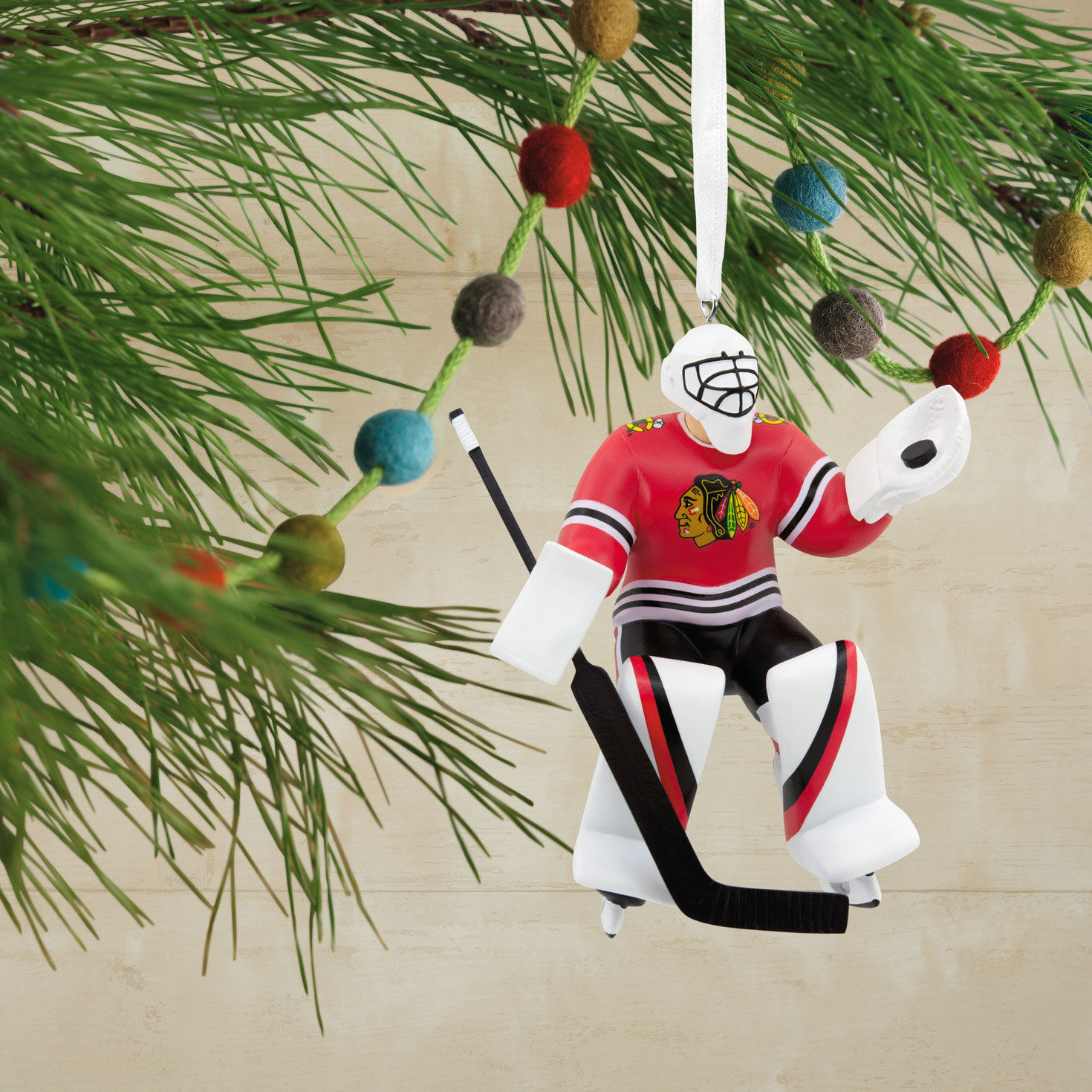 NHL Chicago Blackhawks&reg; Goalie Hallmark Ornament, , large image number 2