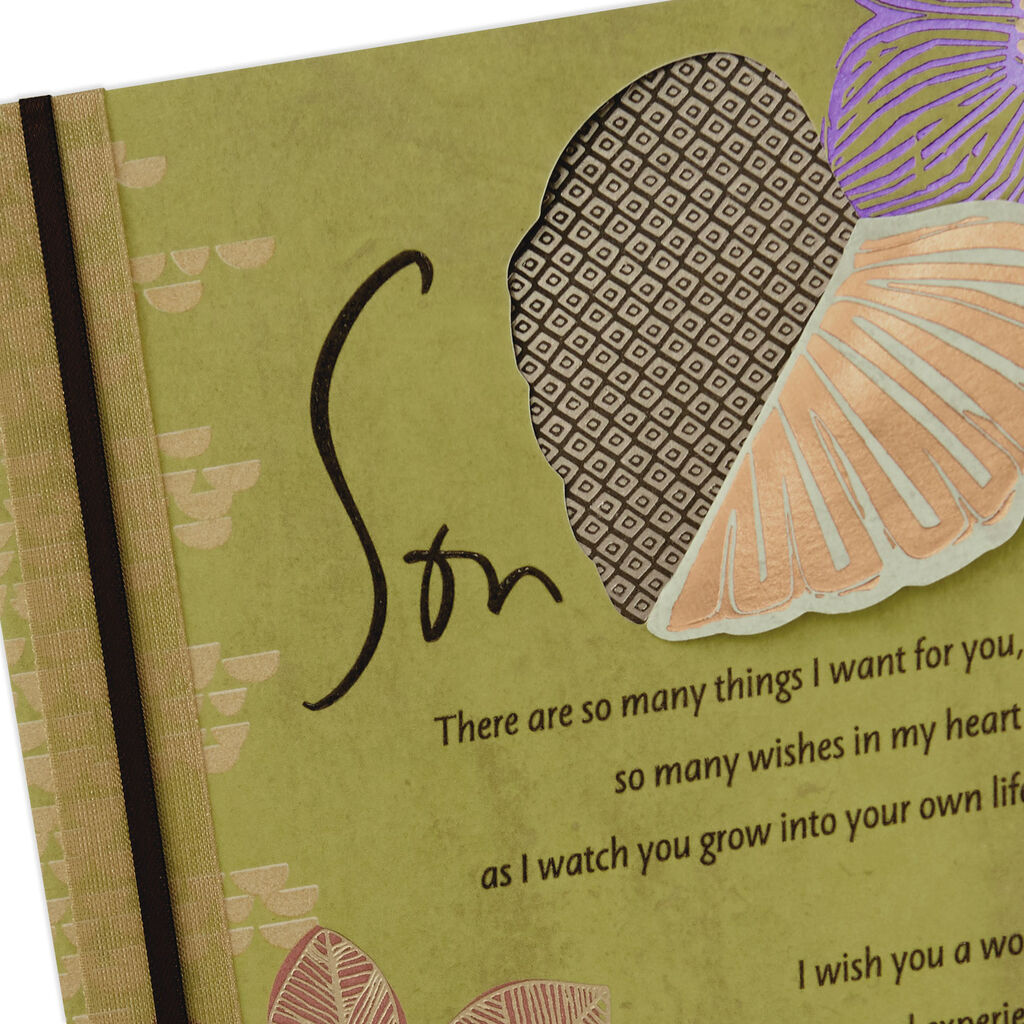 Wishes From My Heart Birthday Card For Son Greeting Cards Hallmark