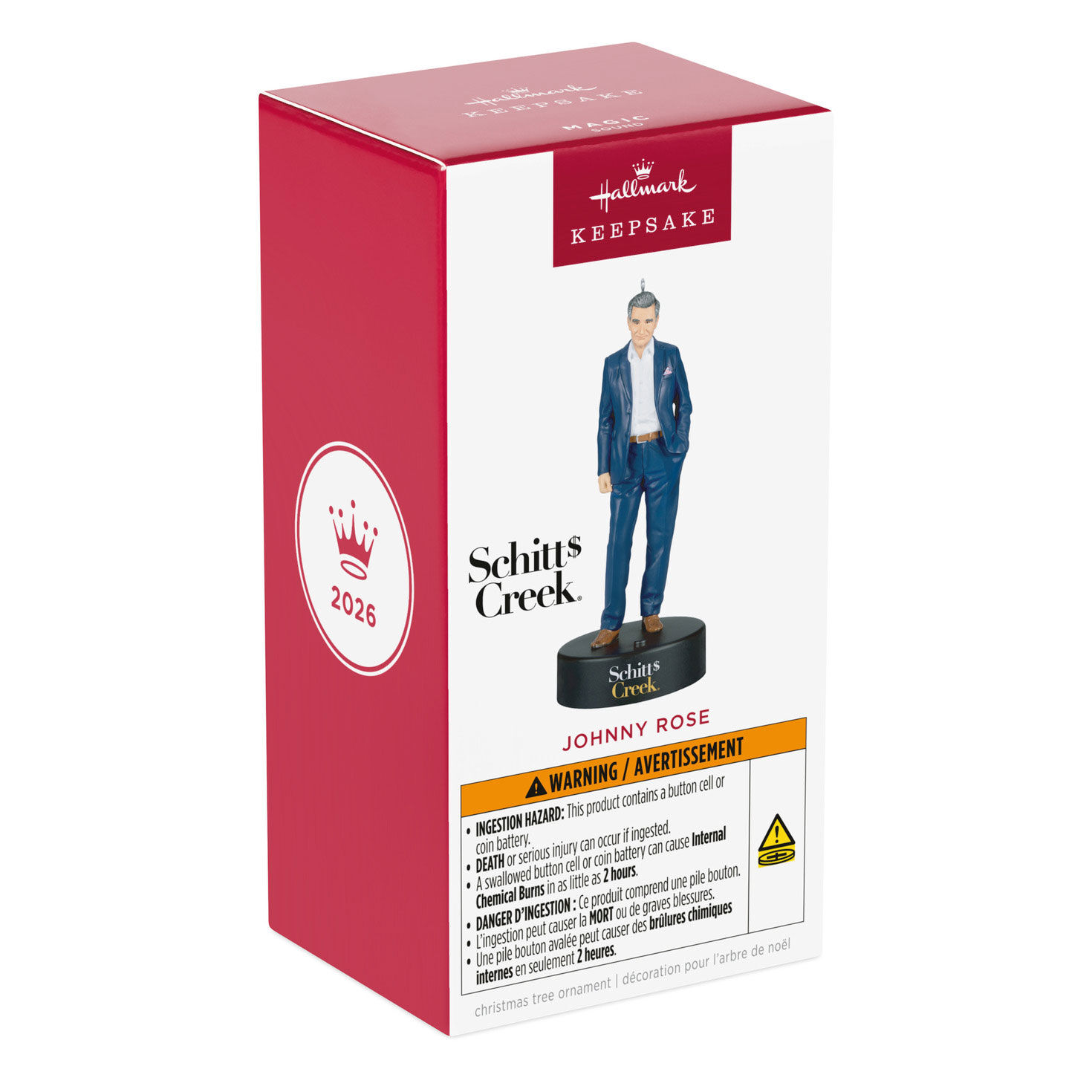 Schitt's Creek Johnny Rose Keepsake Ornament package front image number 7