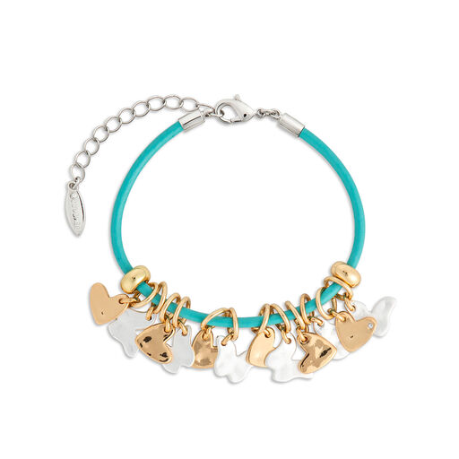 Demdaco Giving Collection Hearts and Butterflies Charm Bracelet, 