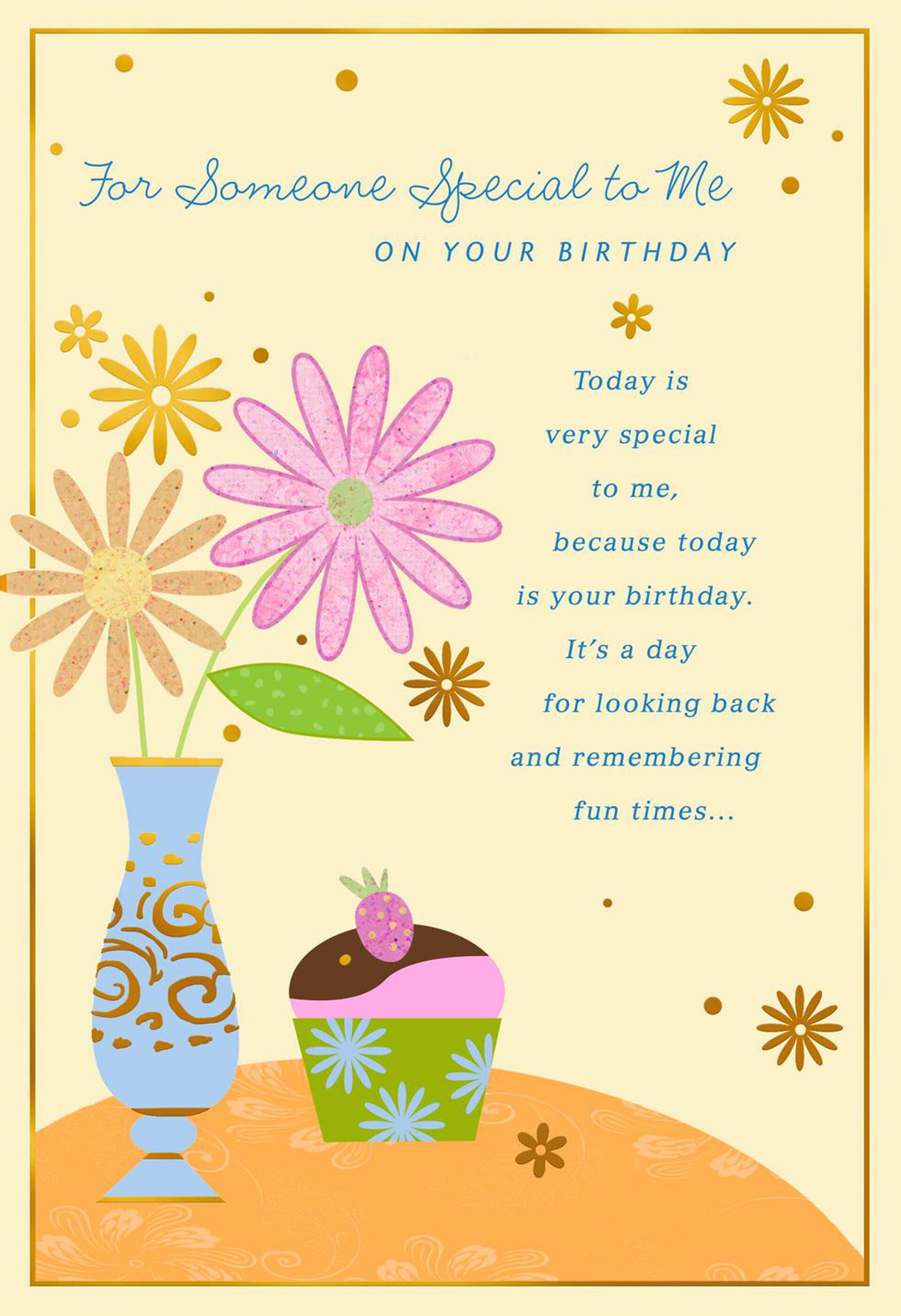 Happy Birthday to someone special Hallmark Greeting Card Female
