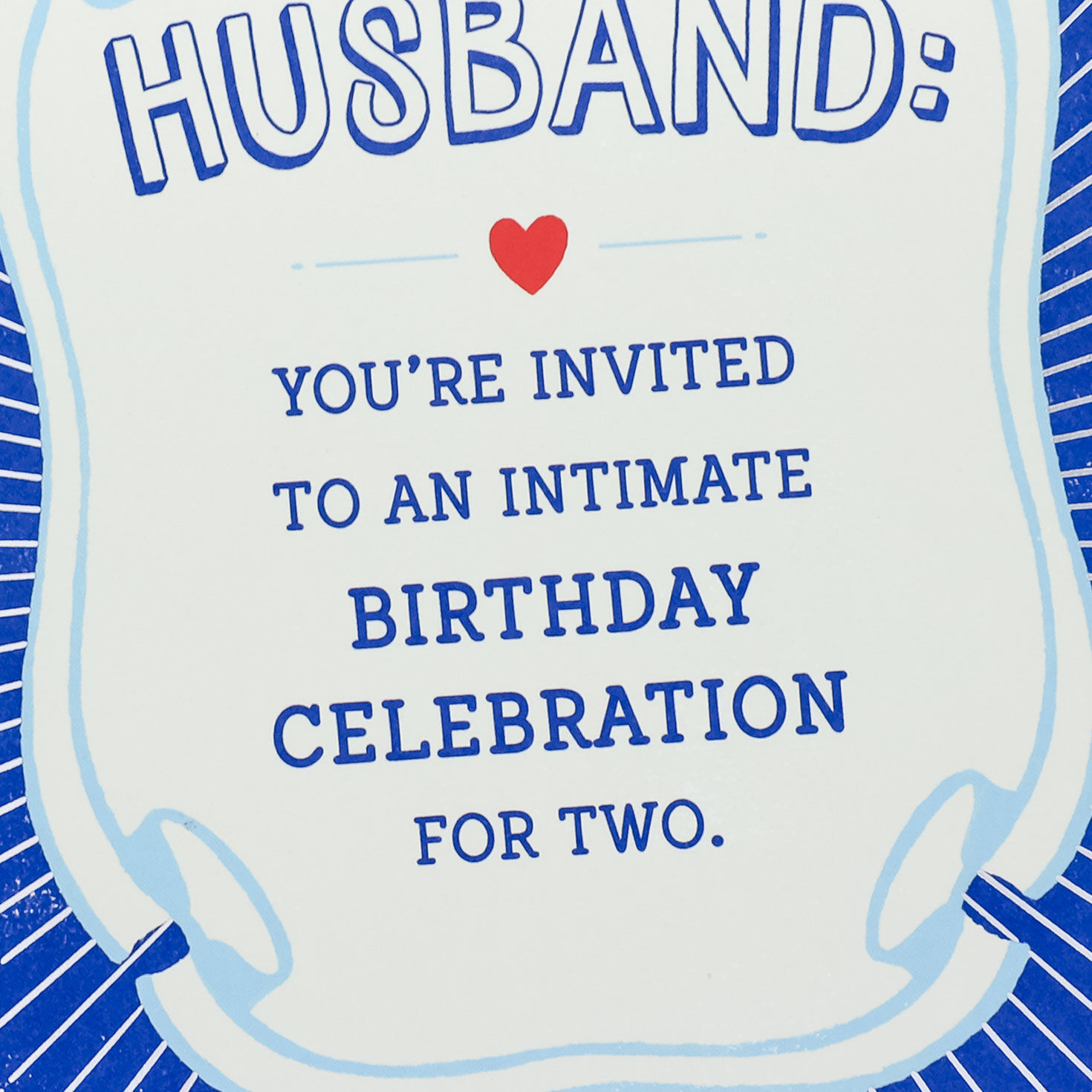 Clothes Flying Off Funny Birthday Card for Husband Card Front Detail image number 4