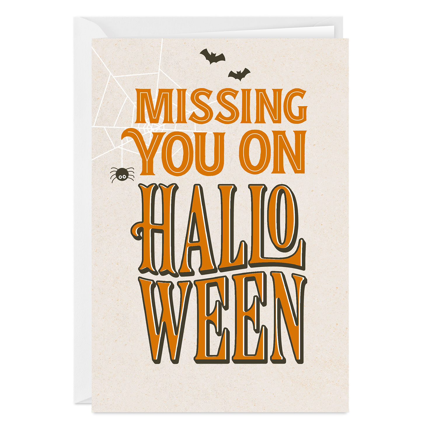 Missing You Custom Halloween Card