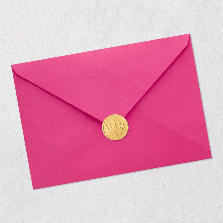 Dressed-up Couple Funny Love Card for Spouse Envelope Back with Seal image number 8