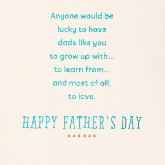 Two Great Dads Father's Day Card for Couple, , large image number 2