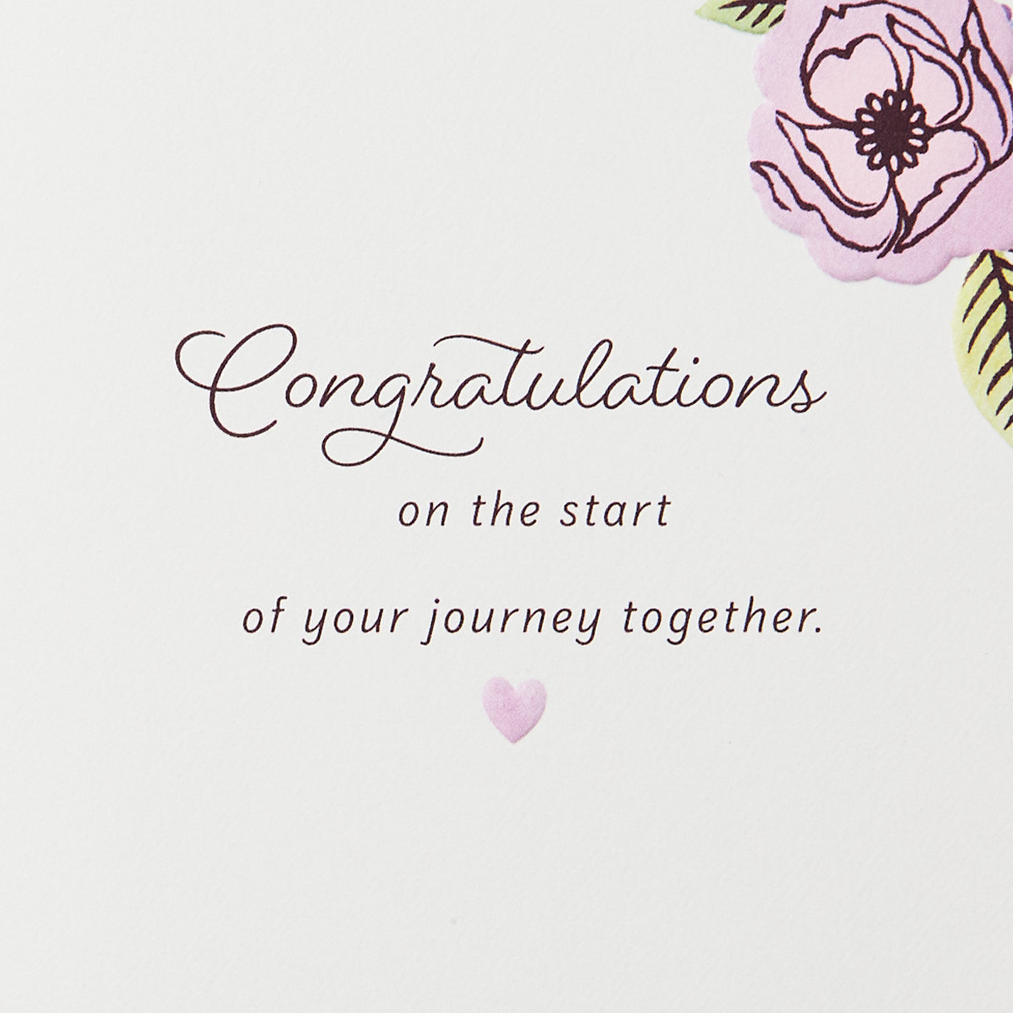 Life Is a Beautiful Adventure Wedding Card With Magnetic Photo Frame for only USD 9.99 | Hallmark