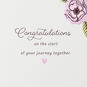 Just Married Car Magnetic Photo Frame Wedding Card Sentiment image number 3