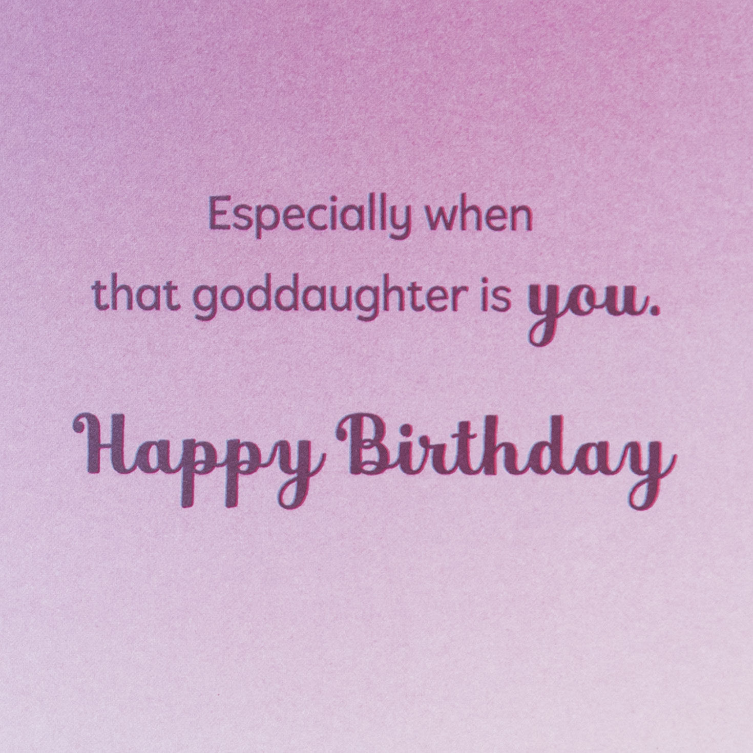 Someone to Cheer for and Love Birthday Card for Goddaughter, , large image number 2