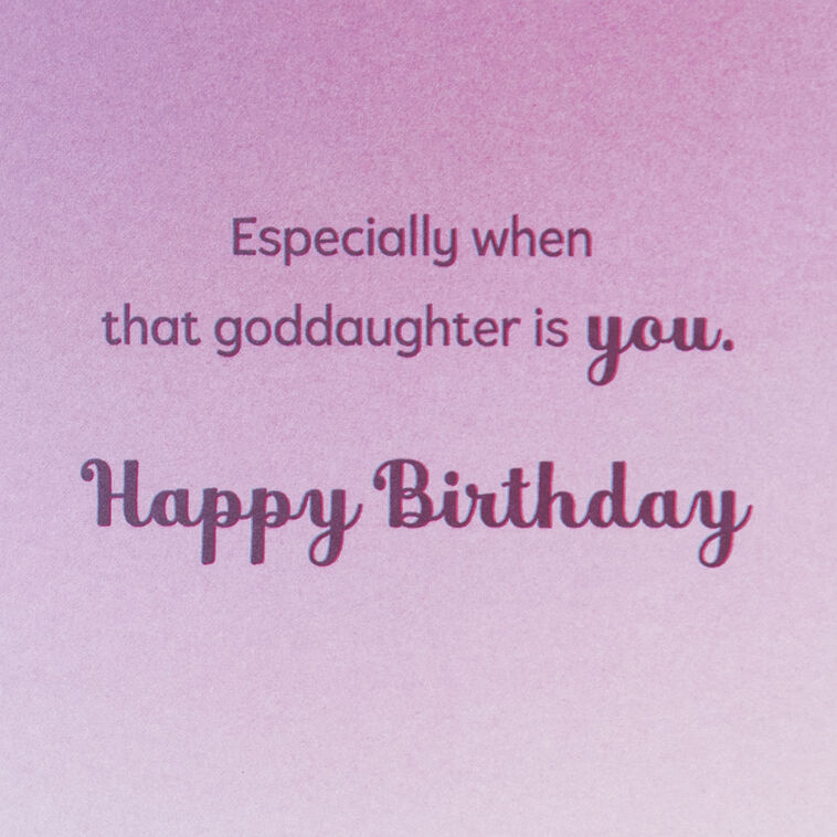 Someone to Cheer for and Love Birthday Card for Goddaughter, , large image number 2
