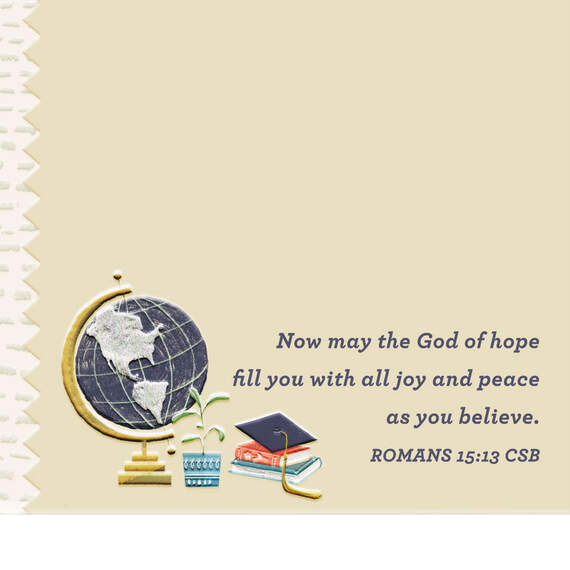 God Has a Plan for You Religious Graduation Card, , large image number 3