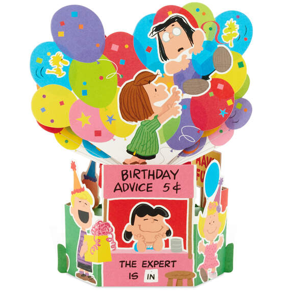 Peanuts® Happy Dance 3D Pop-Up Birthday Card, , large image number 2