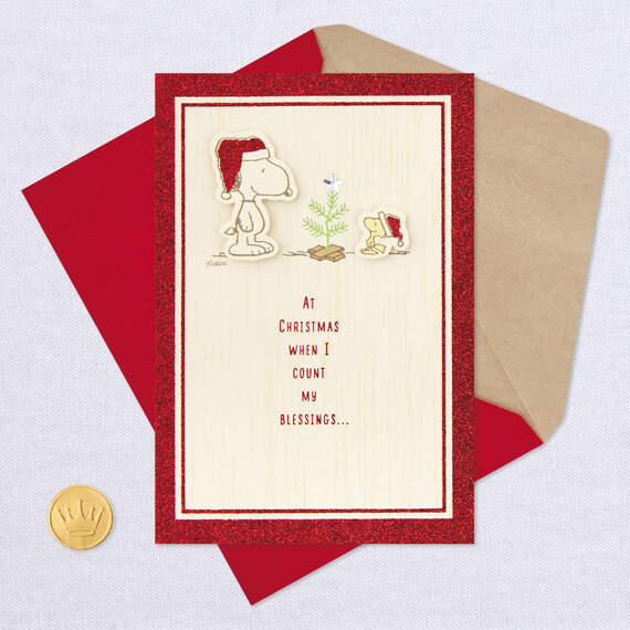 Peanuts® Very Special Christmas Card for Friend, , large image number 5