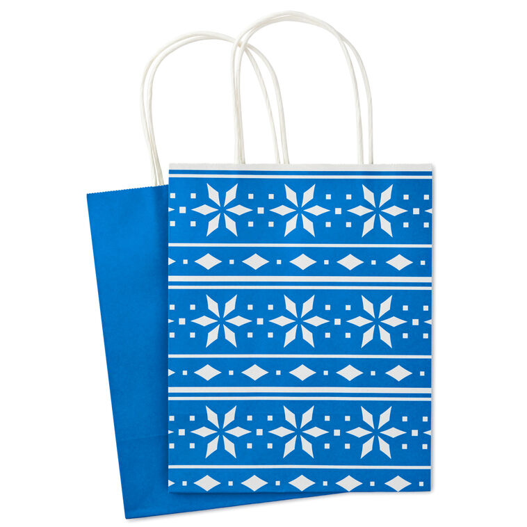 9.7" Bright Fun 12-Pack Christmas Gift Bags, , large image number 6