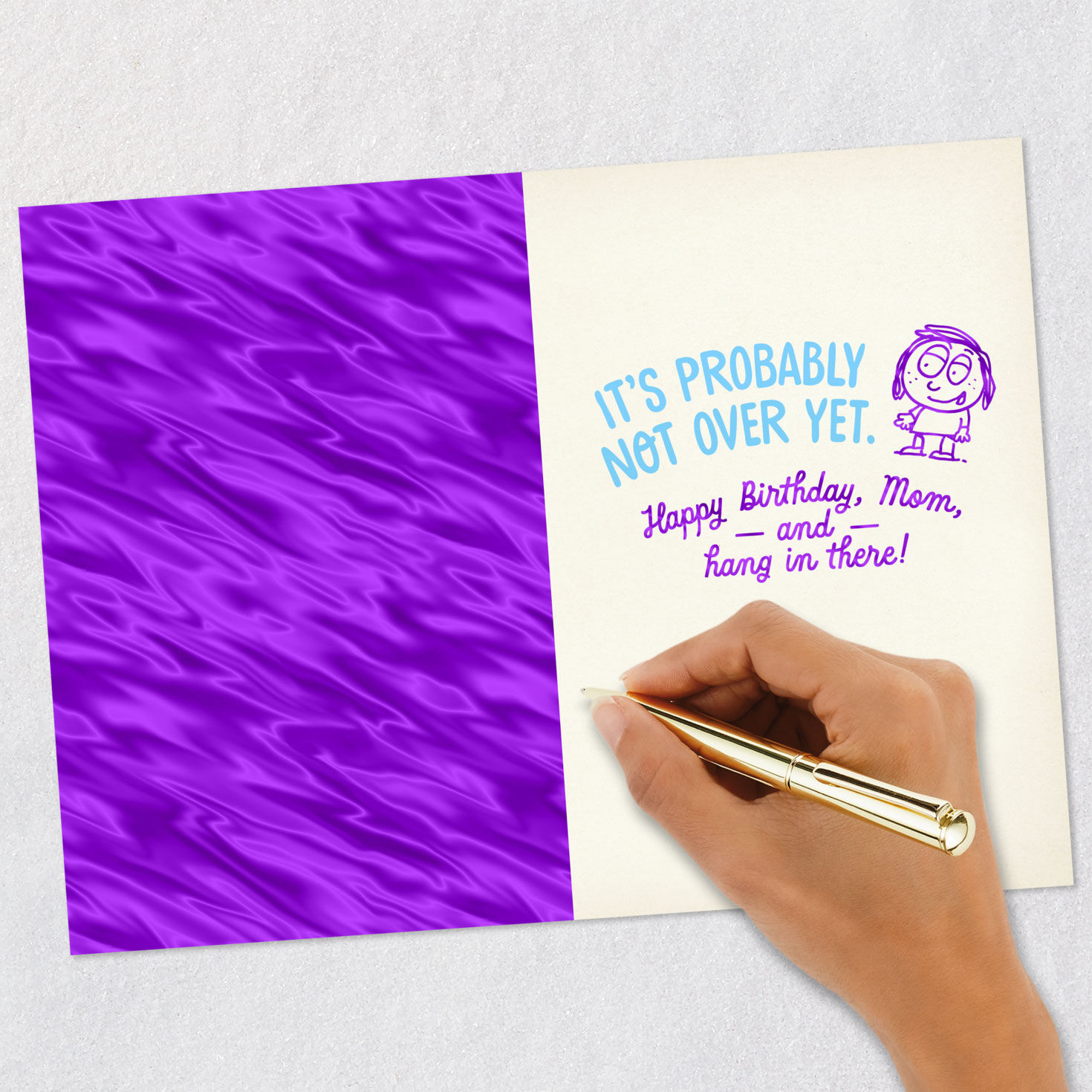 Not Over Yet Funny Birthday Card for Mom, , large image number 6