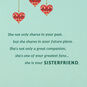 Vintage Holiday Tree Sister Christmas Card Sentiment image number 2