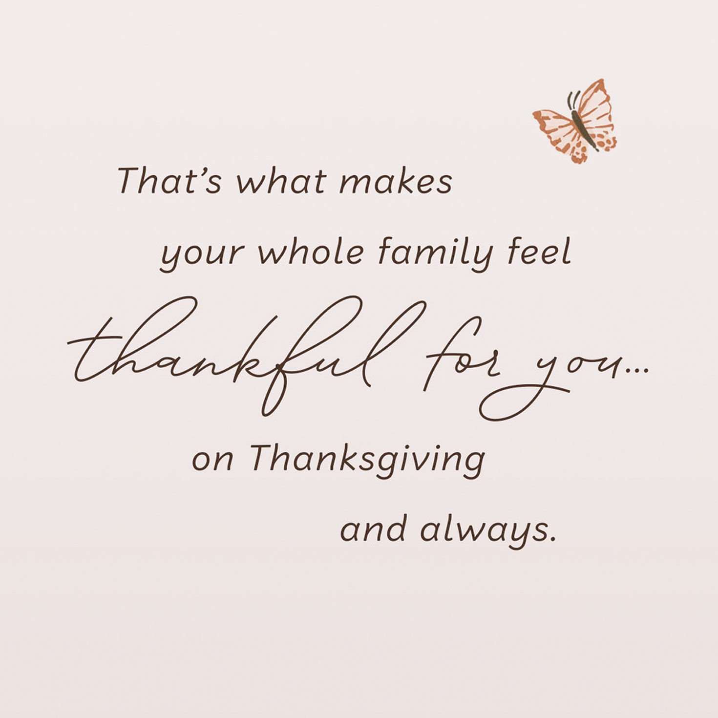 Mushrooms and Leaves Thanksgiving Card for Granddaughter Sentiment image number 2