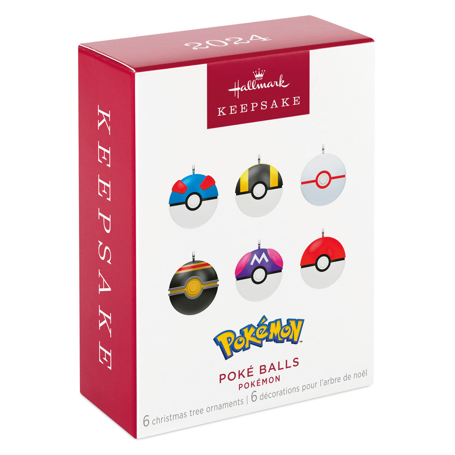 Mini Pokémon Poké Balls Ornaments, Set of 6 for only USD 20.99 | Hallmark