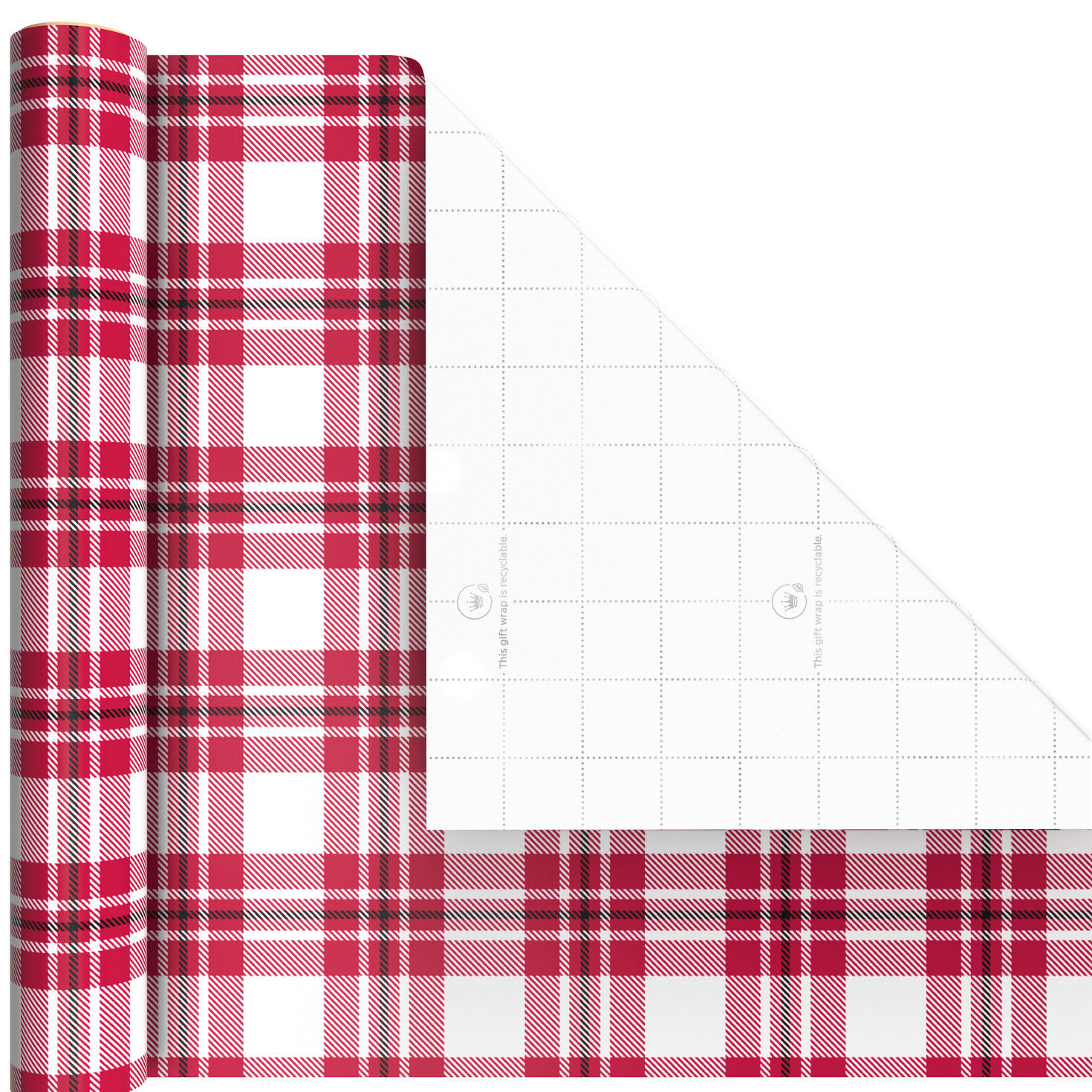 Red Truck 3-Pack Mini Xmas Gift Wrap Rolls Wrap Square image number 5