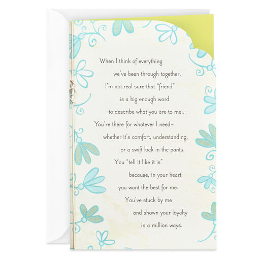 You a Part of My Heart Friendship Card, 