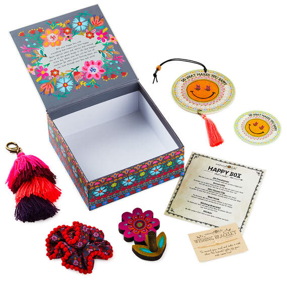 Natural Life Bright Floral Happy Box Gift Set, 6 Pieces