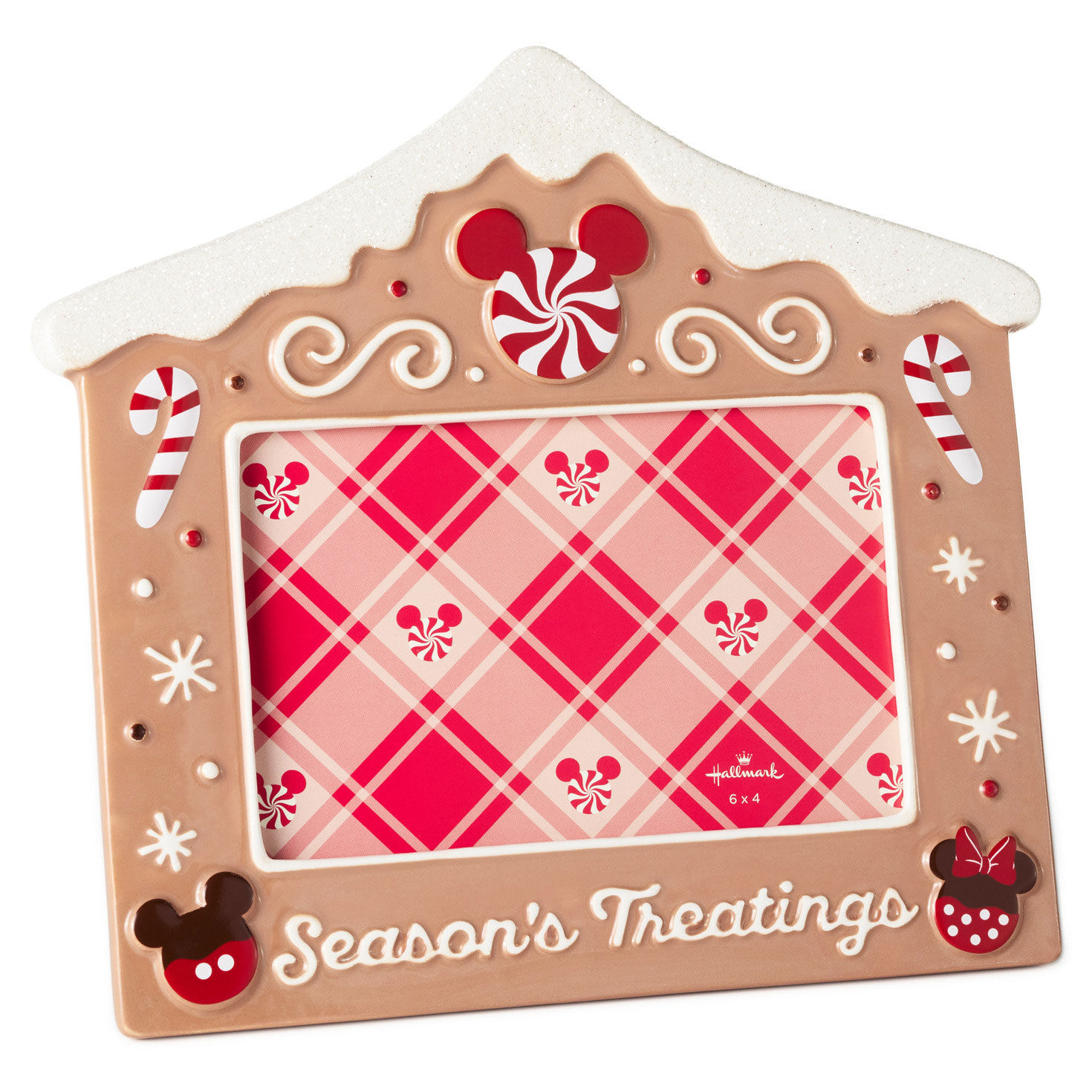 Disney Season's Treatings Gingerbread Sculpted Picture Frame, 4x6