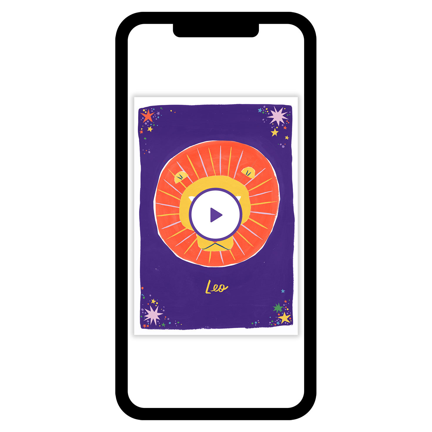 Bold and Bright Leo Zodiac eCard