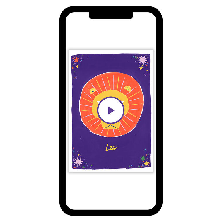 Bold and Bright Leo Zodiac eCard