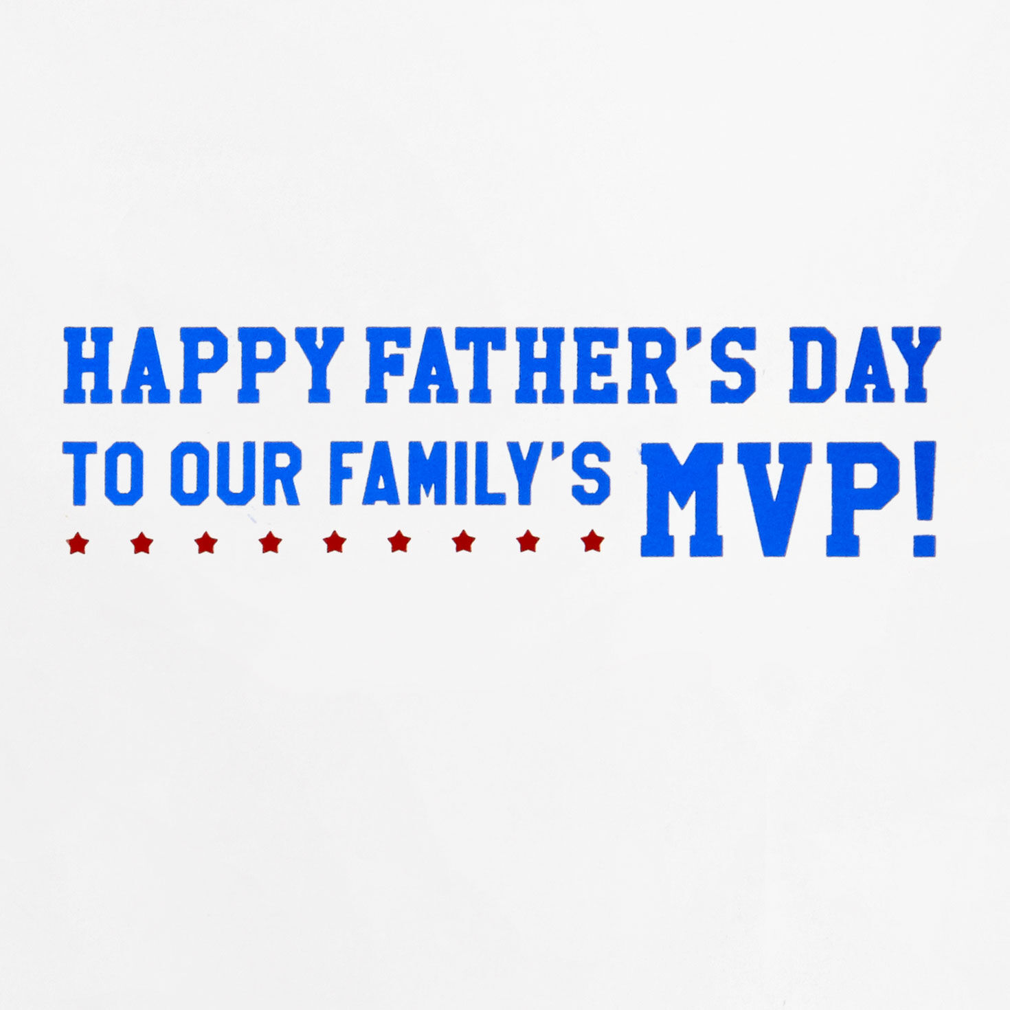 Baseball and Stars Dad Father's Day Card With Music Sentiment image number 2