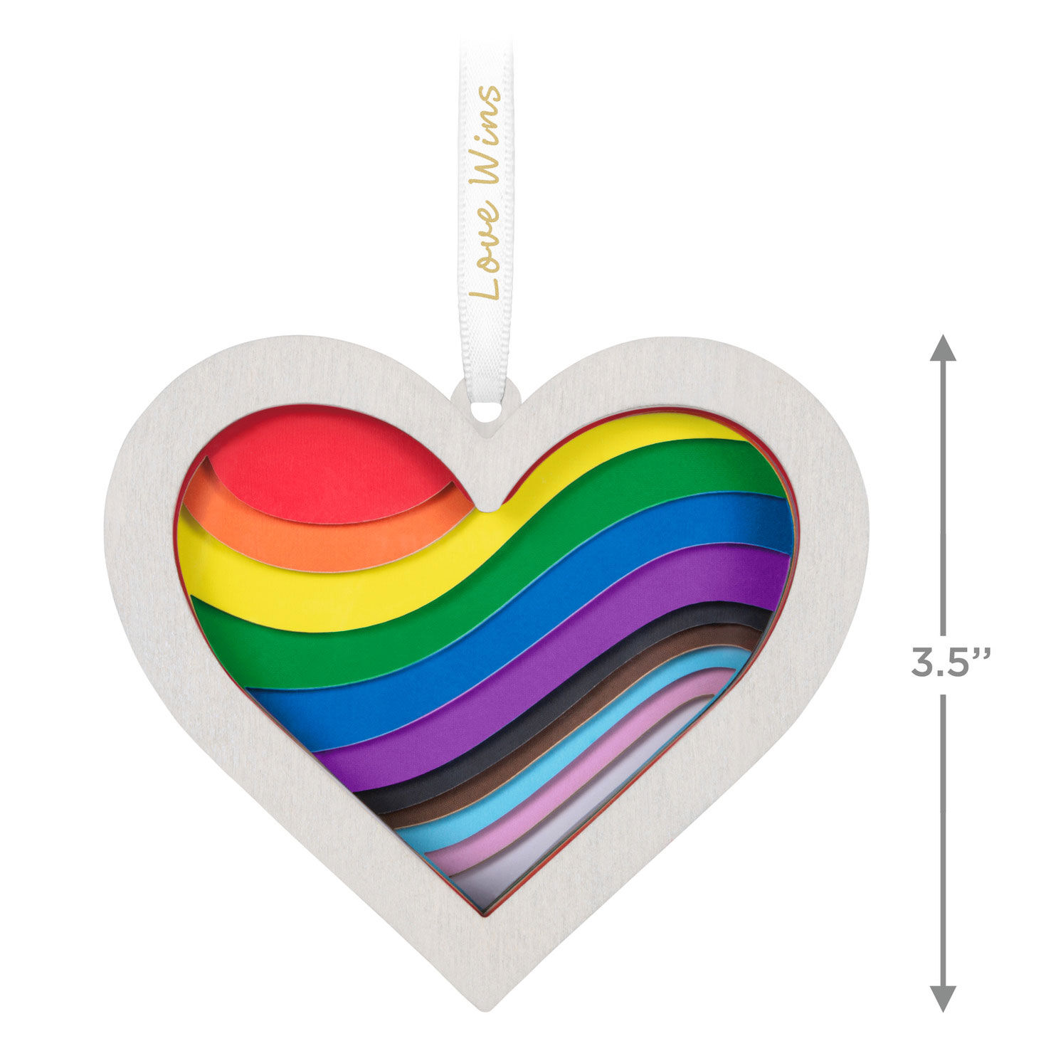 Love Wins Papercraft Ornament, , large image number 3