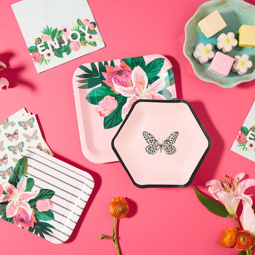Butterflies and Blooms Party Essentials Set, 