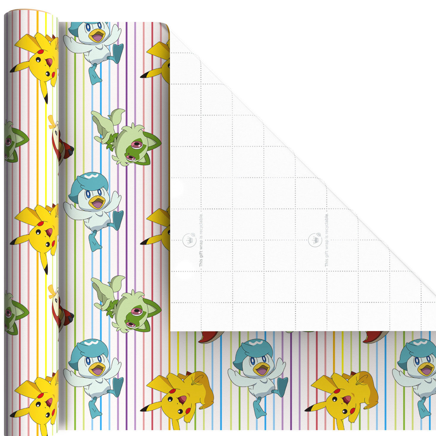 Pok&eacute;mon Pikachu Mini Gift Wrap Roll Assortment Wrap square image number 4