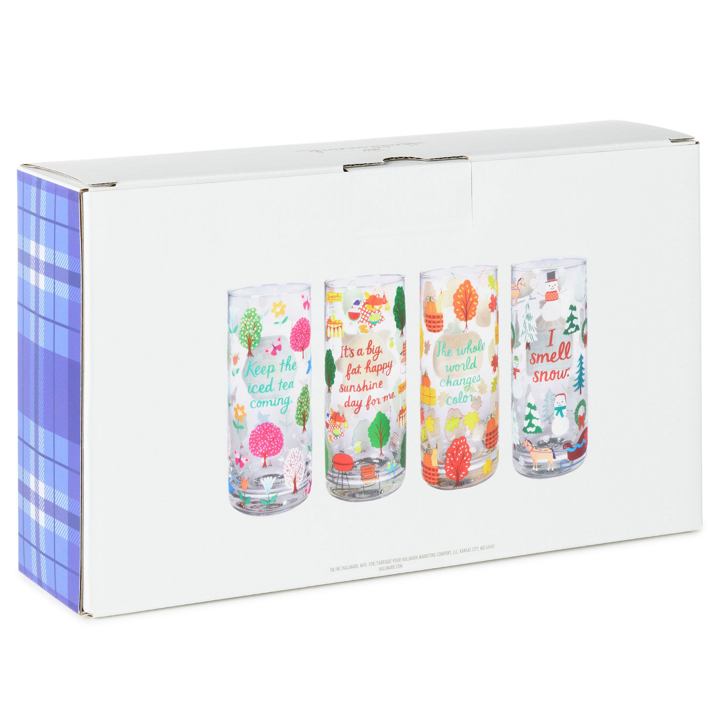 Gilmore Girls Stars Hollow Drinking Glasses Set package back image number 5