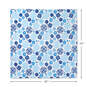 26" Blue Snowflakes Holiday Fabric Gift Wrap With Gift Tag, , large image number 4