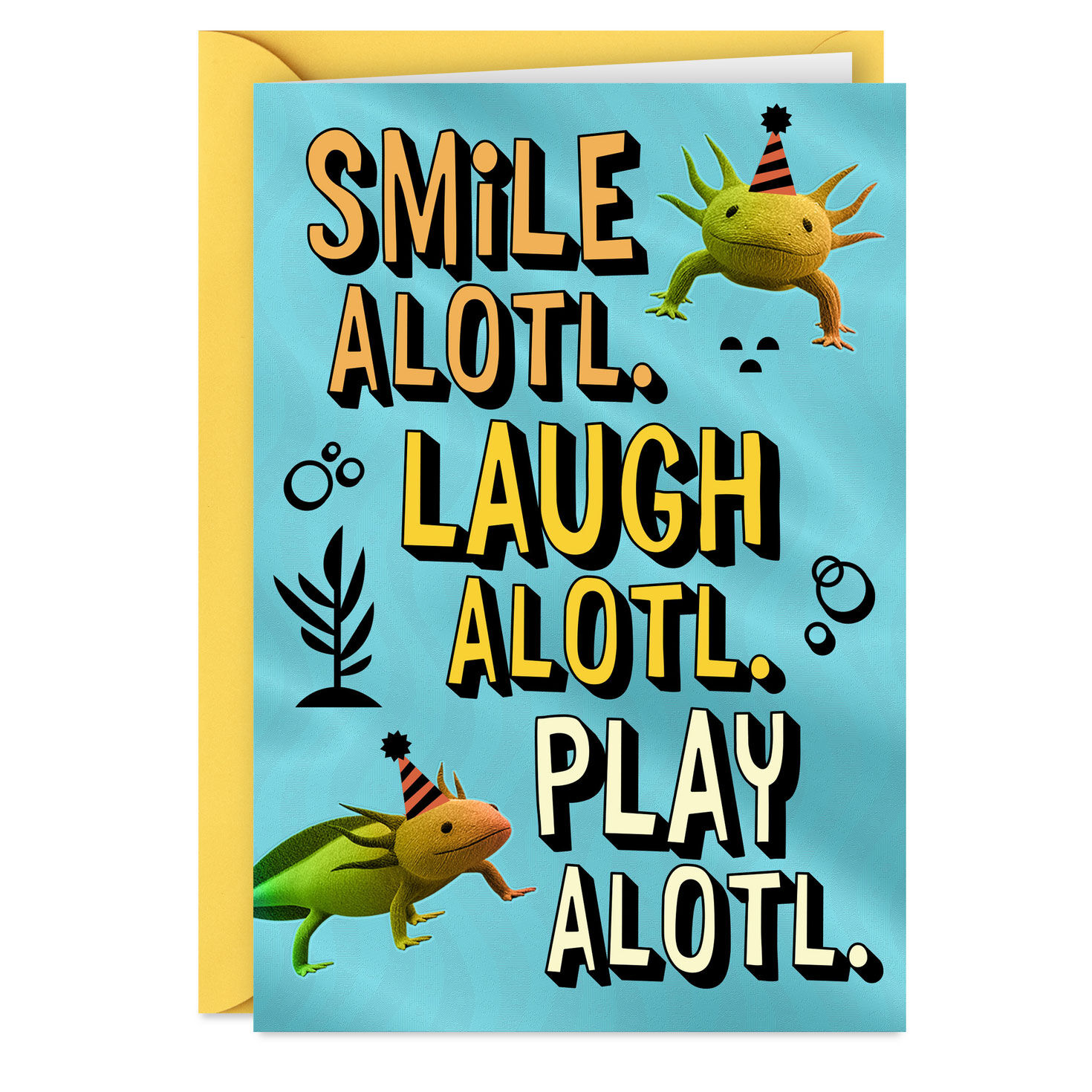Axolotls in Party Hats Birthday Card for Kid for only USD 2.99 | Hallmark