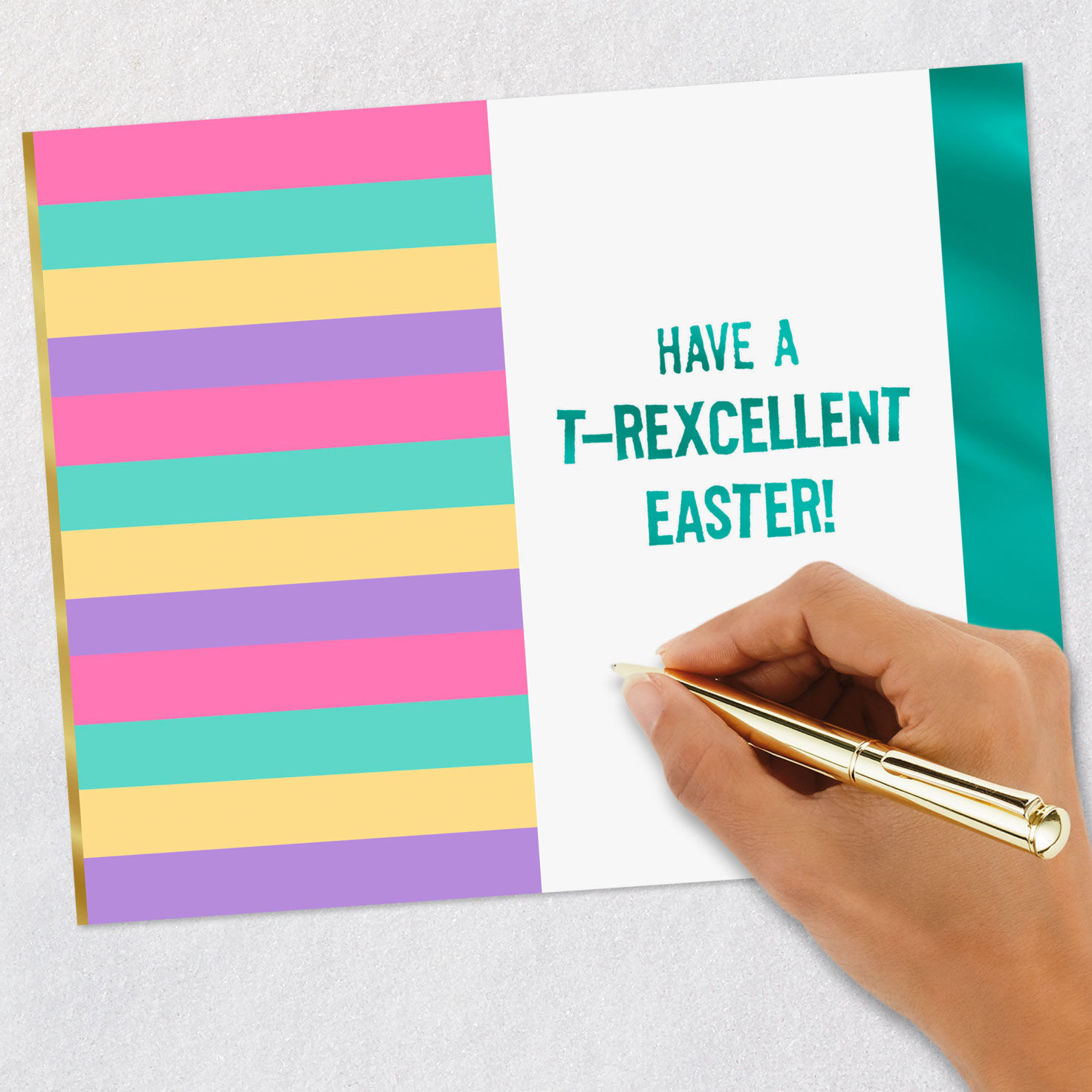 T-Rex Dinosaur Easter Card for Kids, , large image number 6