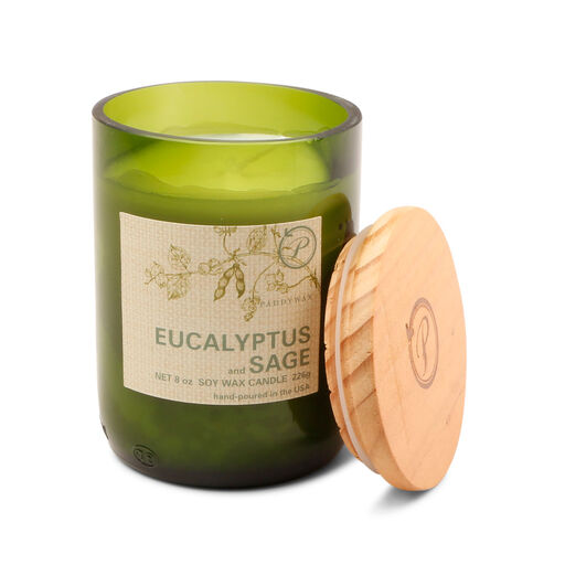 Paddywax Eco Eucalyptus and Sage Jar Candle, 8 oz., 