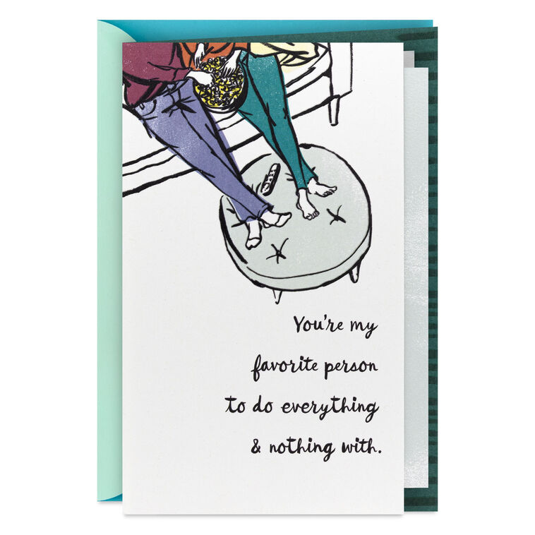 Our You-and-Me Time Is My Favorite Time Love Card