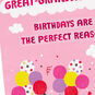 Get Carried Away Kitty and Balloons Birthday Card for Great-Granddaughter, , large image number 4