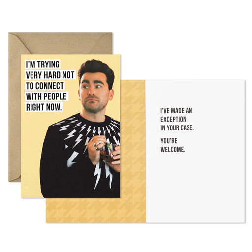 Schitt's Creek David and Alexis Funny Cards, Pack of 2, 