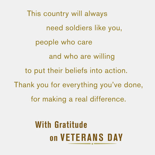Trump veterans day message