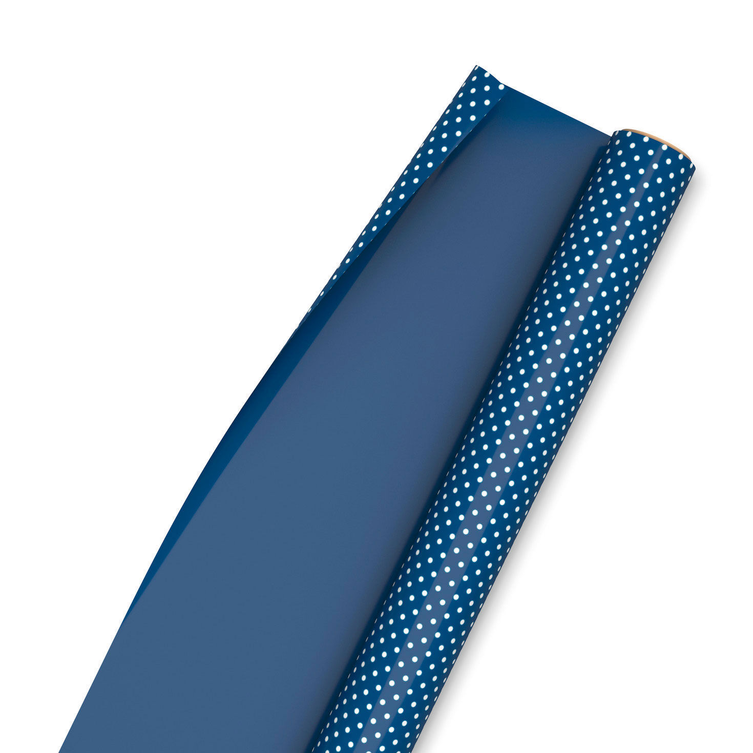 Navy/White Dots Reversible Wrapping Paper Roll, 20 sq. ft. for only USD 4.99 | Hallmark