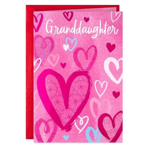 Special Place in Our Hearts Valentine's Day Card for Granddaughter, 